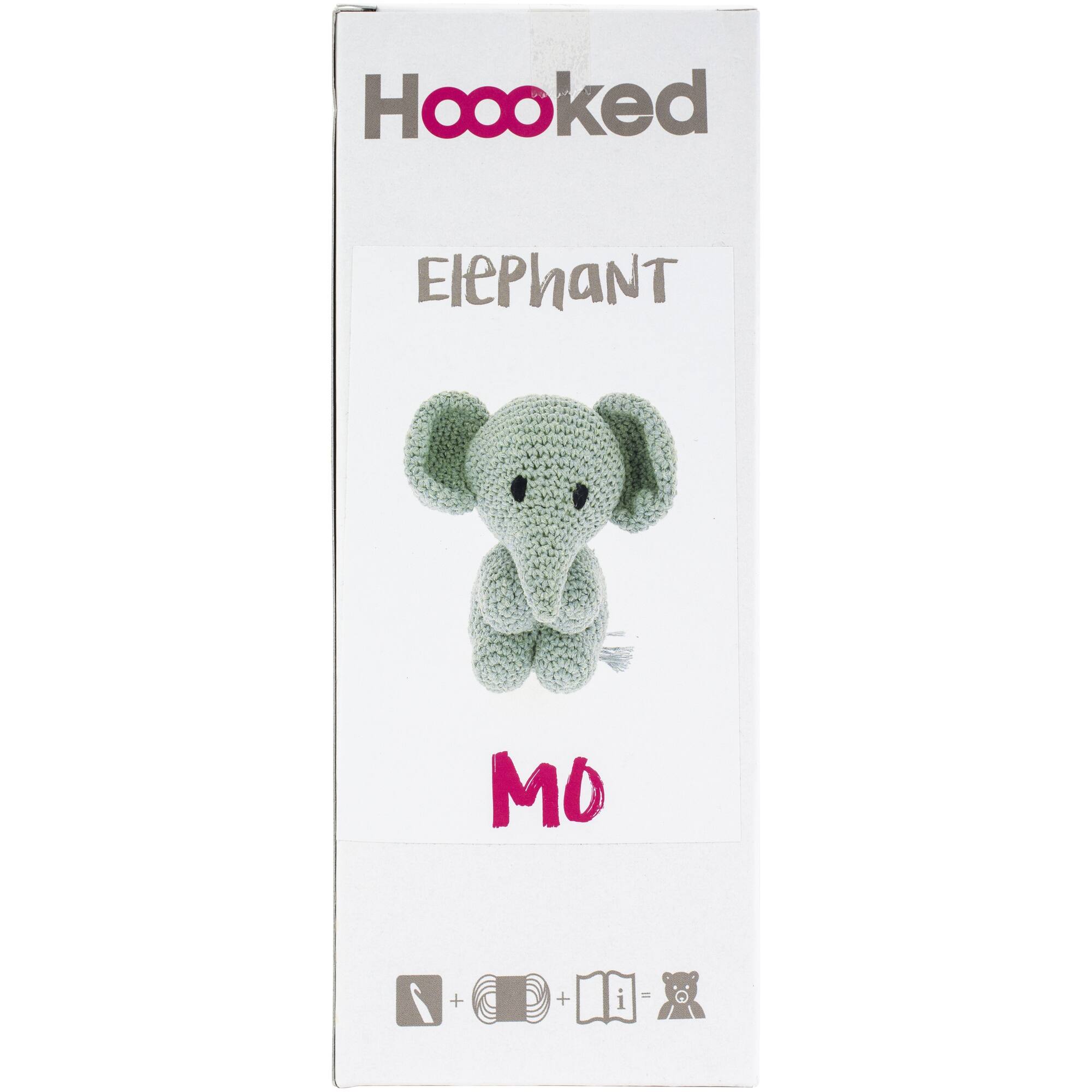 Hoooked DIY Mo the Elephant Eco Barbante Crochet Kit
